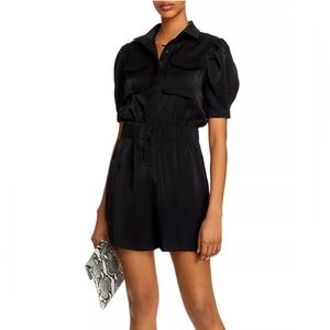 NEW W/ TAGS Bloomingdale’s AQUA Puff Sleeve Romper